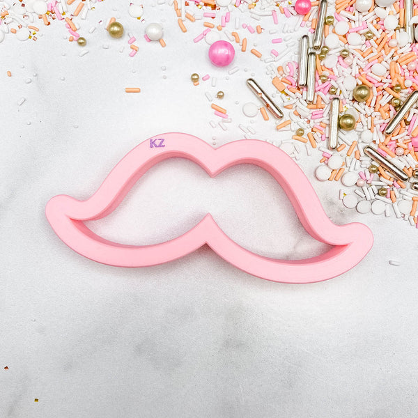 Mustache Cookie Cutter | Sugar Cookie Cutter - Killer Zebras