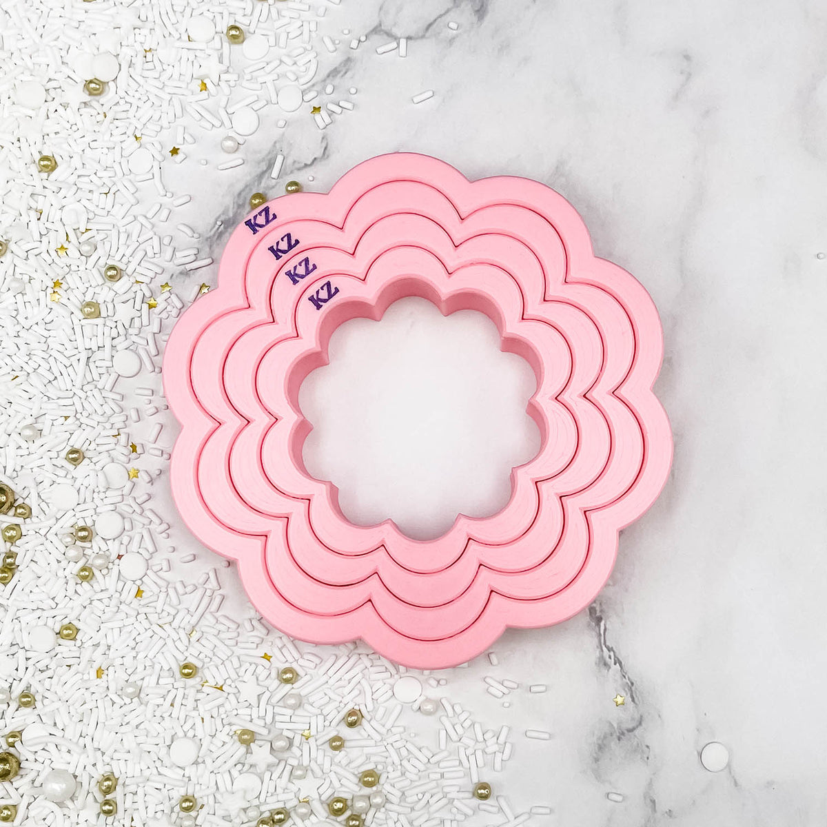 Cookie Cutters Nesting Scalloped Circles Cutter Set