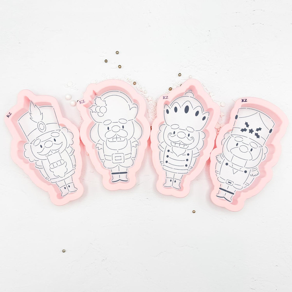 Cookie Cutters Nutcracker Cutter/Stencil Set of 4