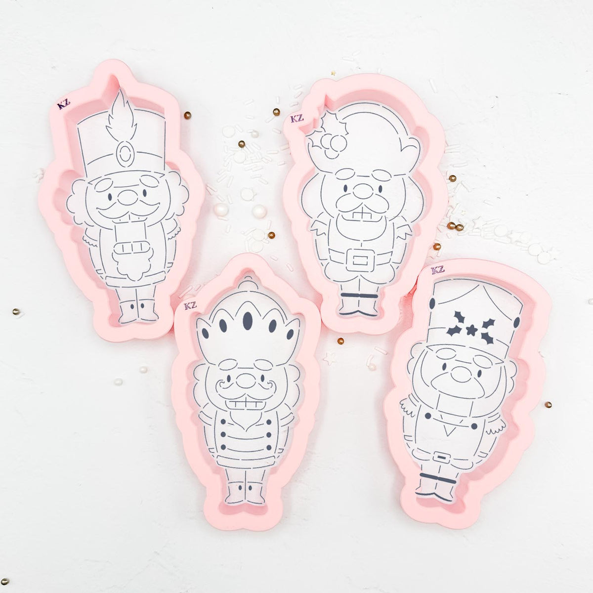 Cookie Cutters Nutcracker Cutter/Stencil Set of 4