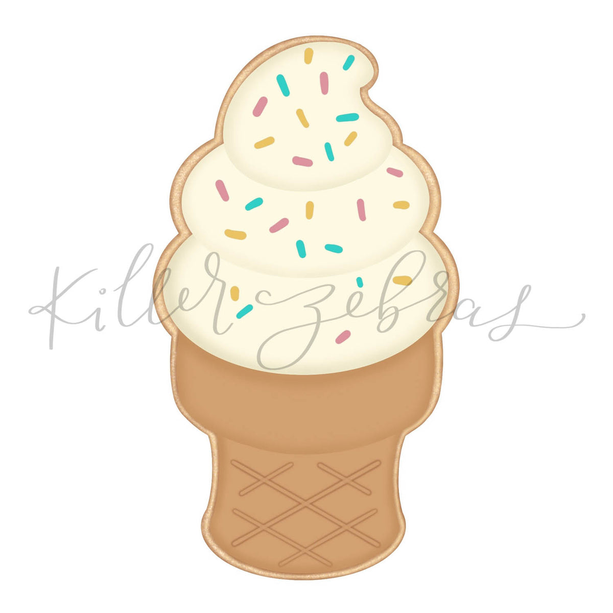 Cookie Cutters SSB Swirl Cone Cutter