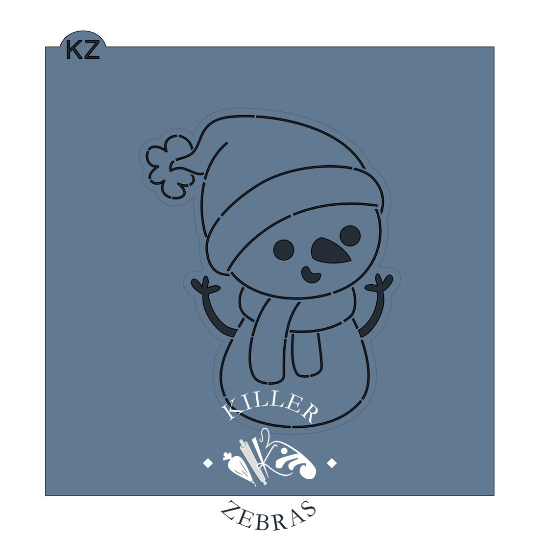 Cookie Cutters Snowman Bundled Up Cutter/Stencil