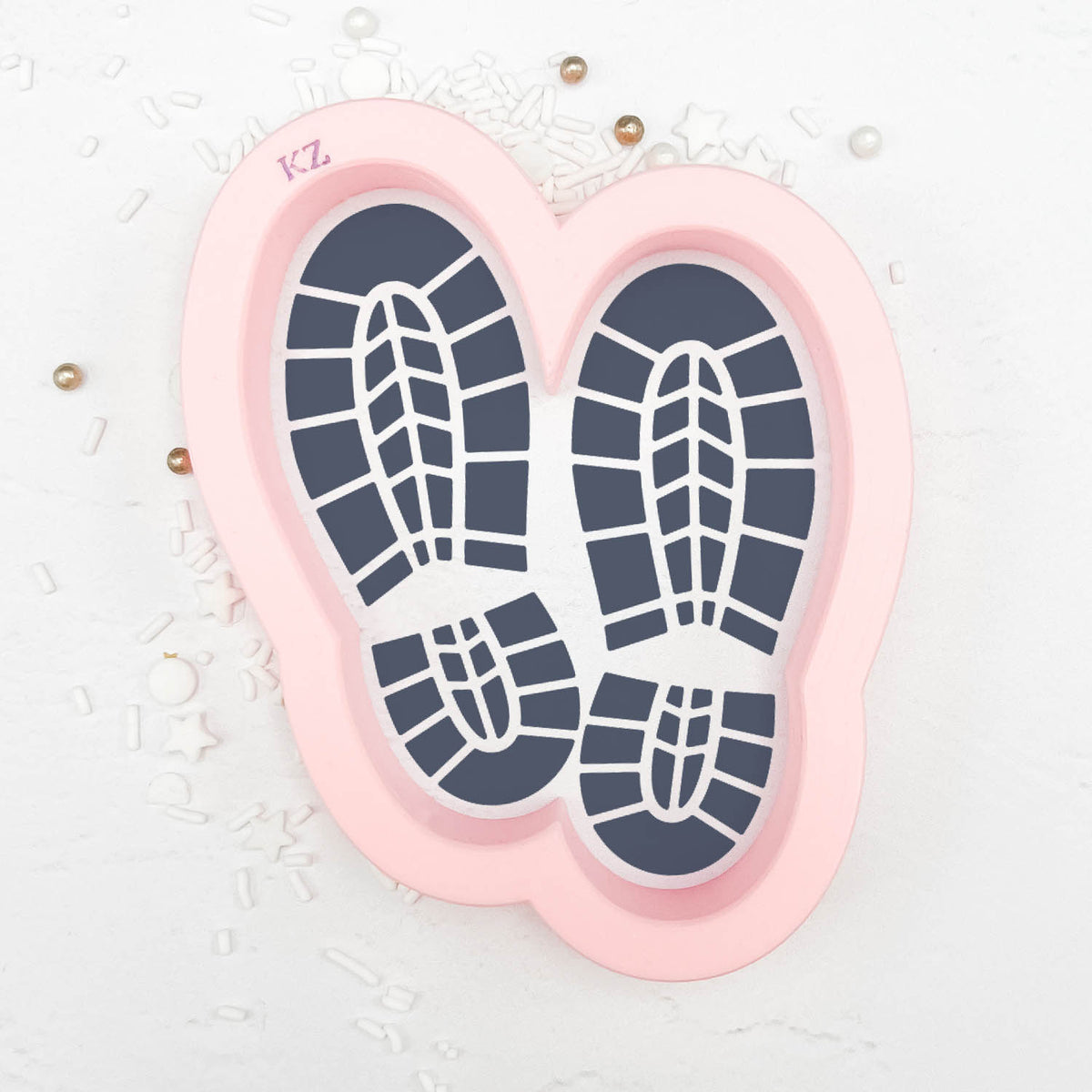 Cookie Cutters Shoe Prints – Cookie Cutter &amp; Stencil Set
