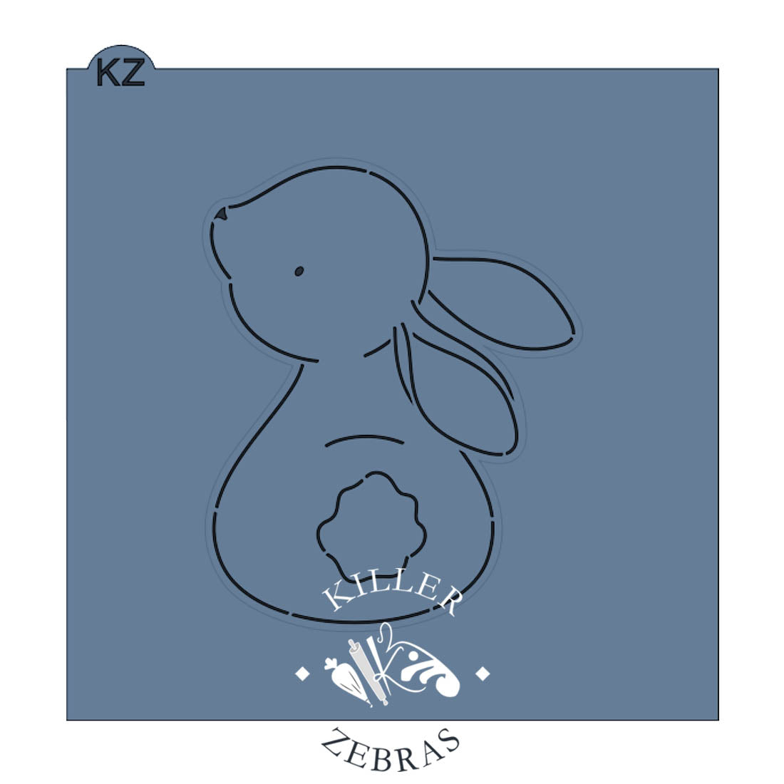 Cookie Cutters Sweet Bunny Style 1 Cutter/Stencil