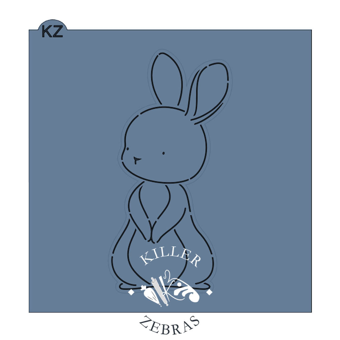 Cookie Cutters Sweet Bunny Style 3 Cutter/Stencil