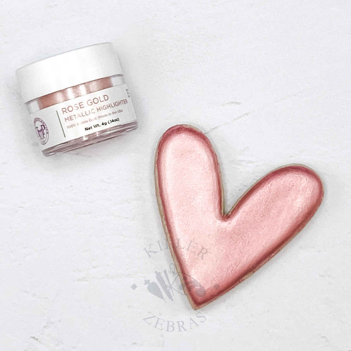 Metallic Highlighter ROSE GOLD Edible Metallic Highlighter