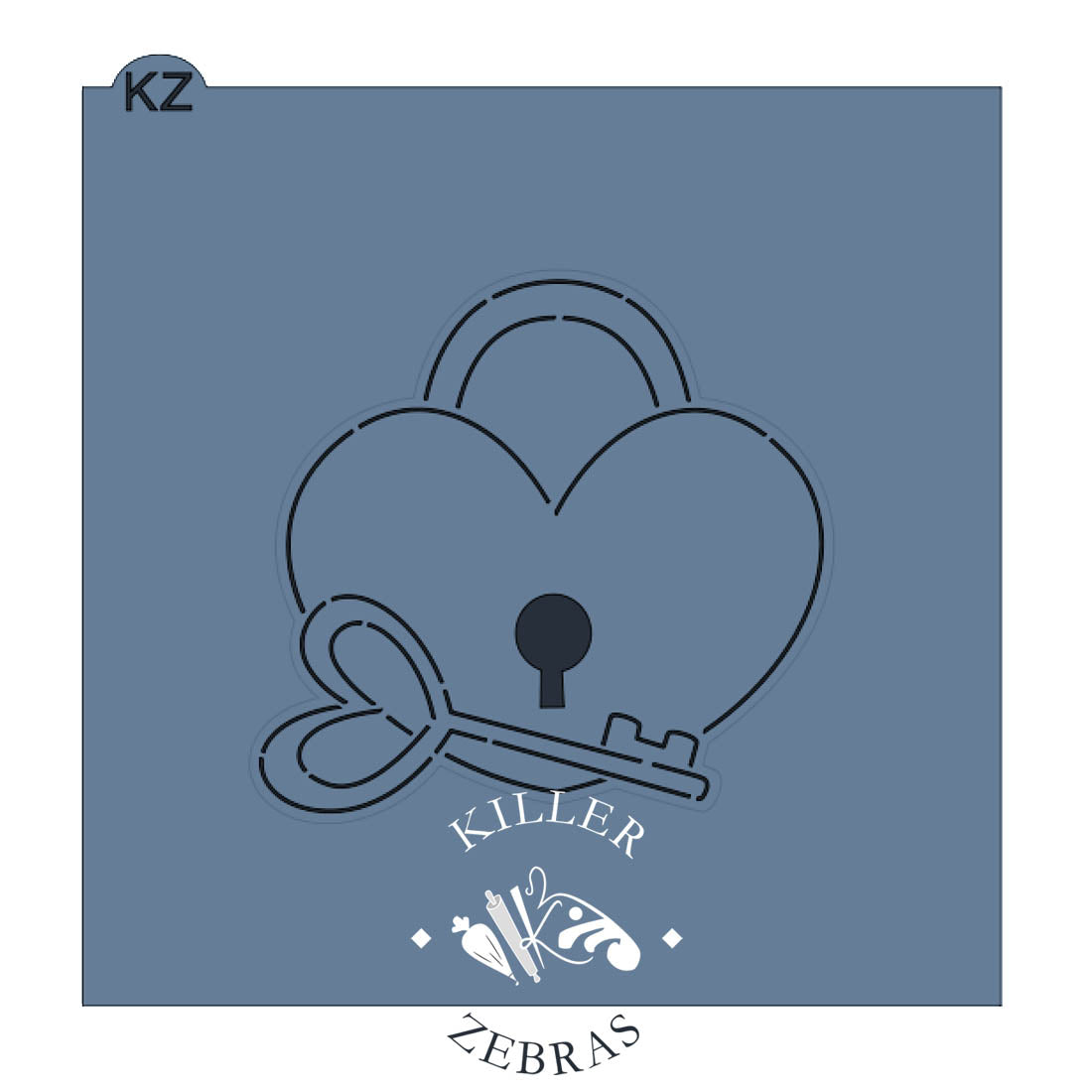 Valentine Lock & Key Cutter/Stencil