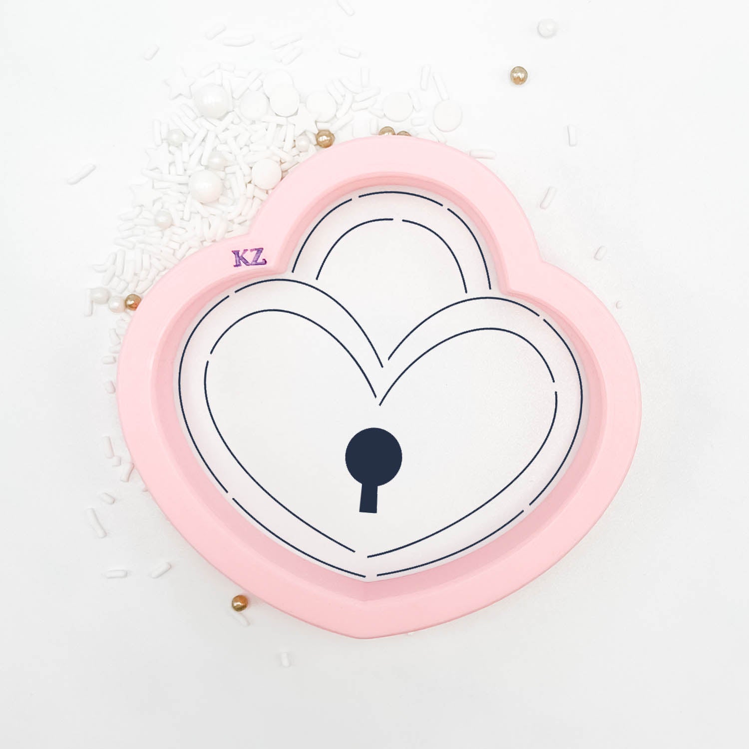 Cookie Cutters Valentine Lock Cutter/Stencil