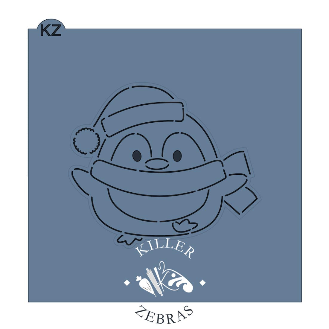 Cookie Cutters Winter Penguin (Style 1) Cutter/Stencil