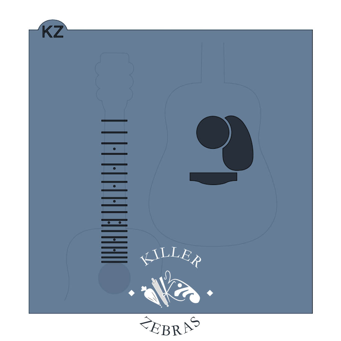 Cookie Cutters Guitar Cutter/Stencil