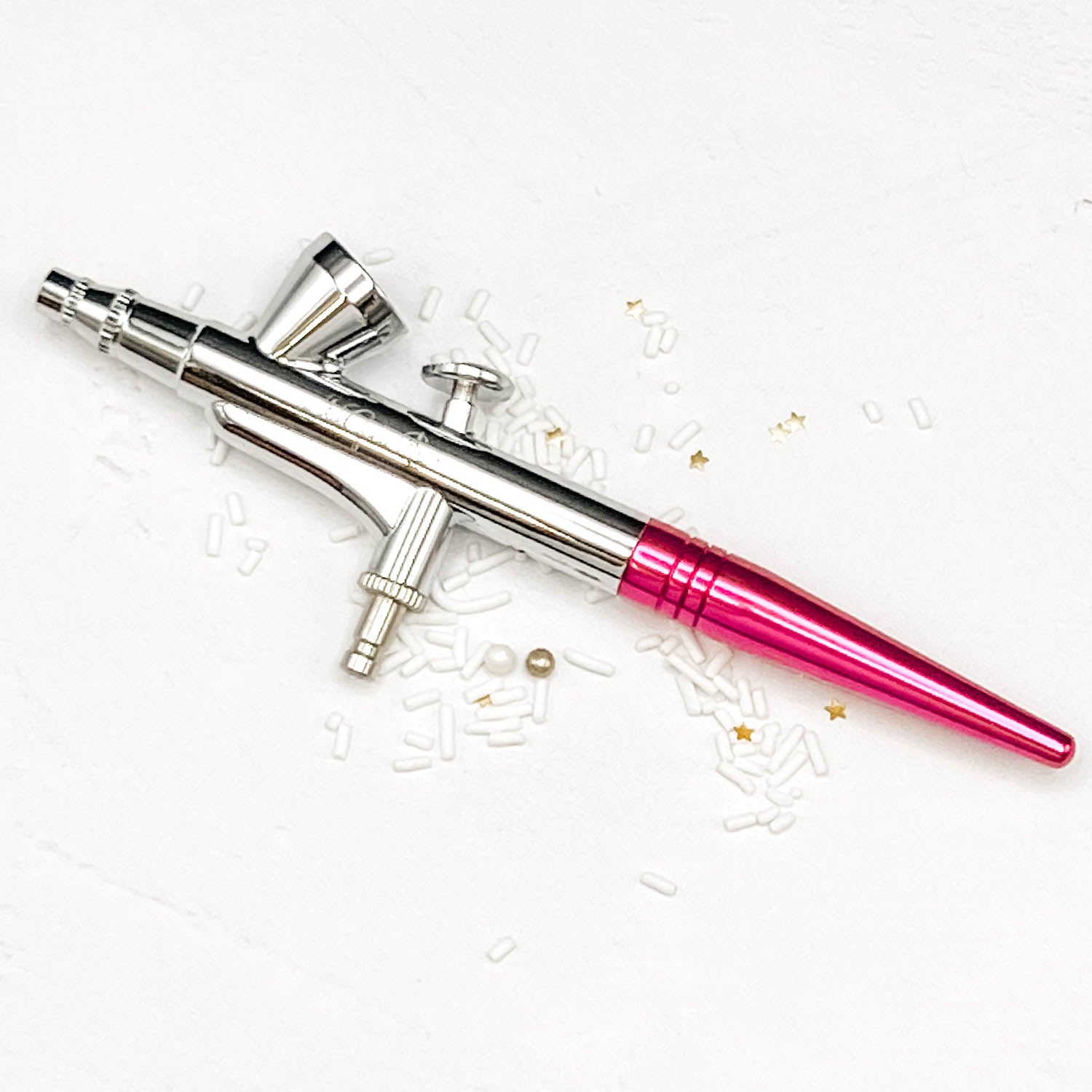 Supplies Airbrush Gun .5mm Nozzle "Pink Tail"