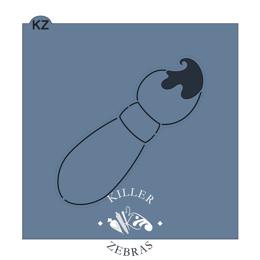 Cookie Cutters Art Paintbrush Cutter/Stencil