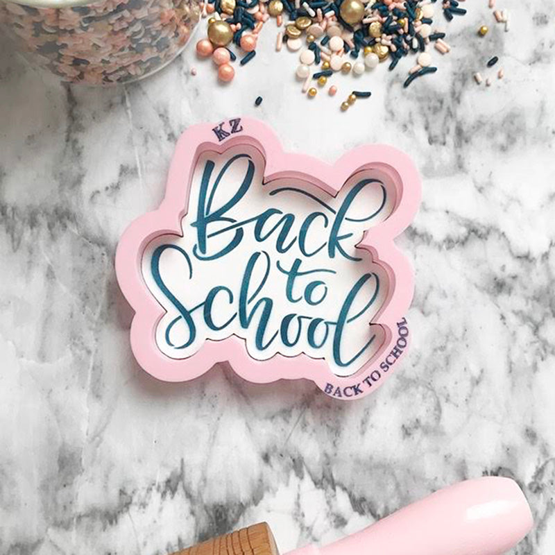 Cookie Cutters Back To School Hand Lettered