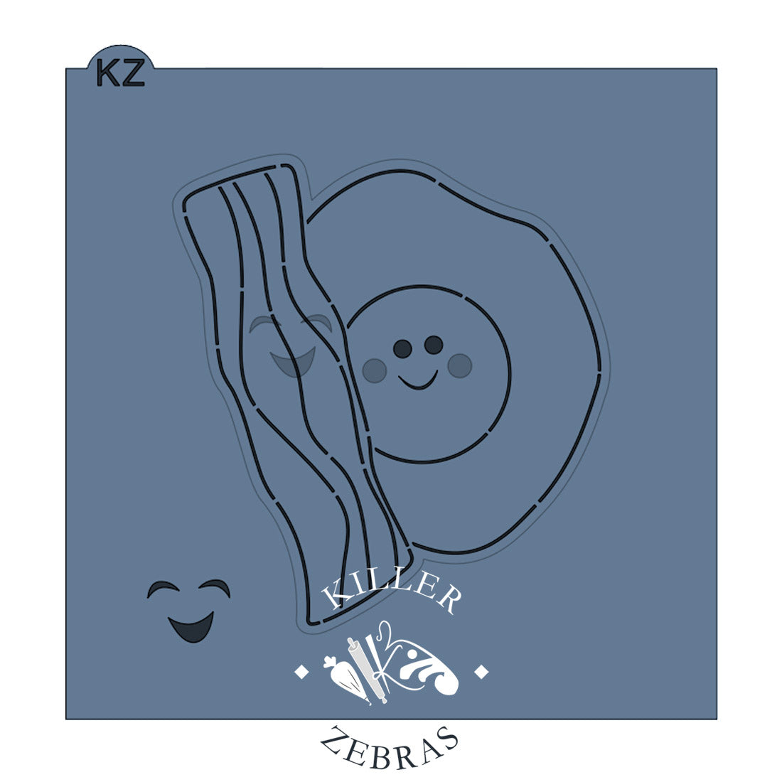 Cookie Cutters Bacon &amp; Eggs Cutter/Stencil