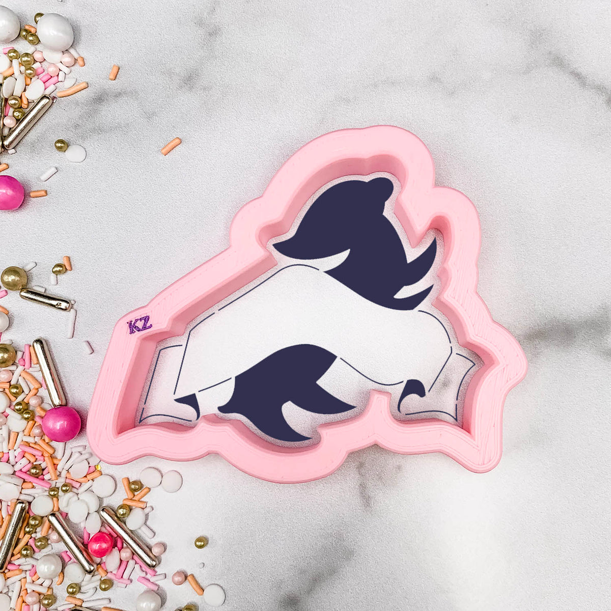 Cookie Cutters Badger with Banner Cutter/Stencil