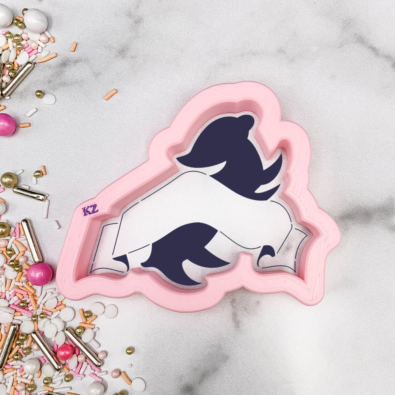 Cookie Cutters Badger with Banner Cutter/Stencil