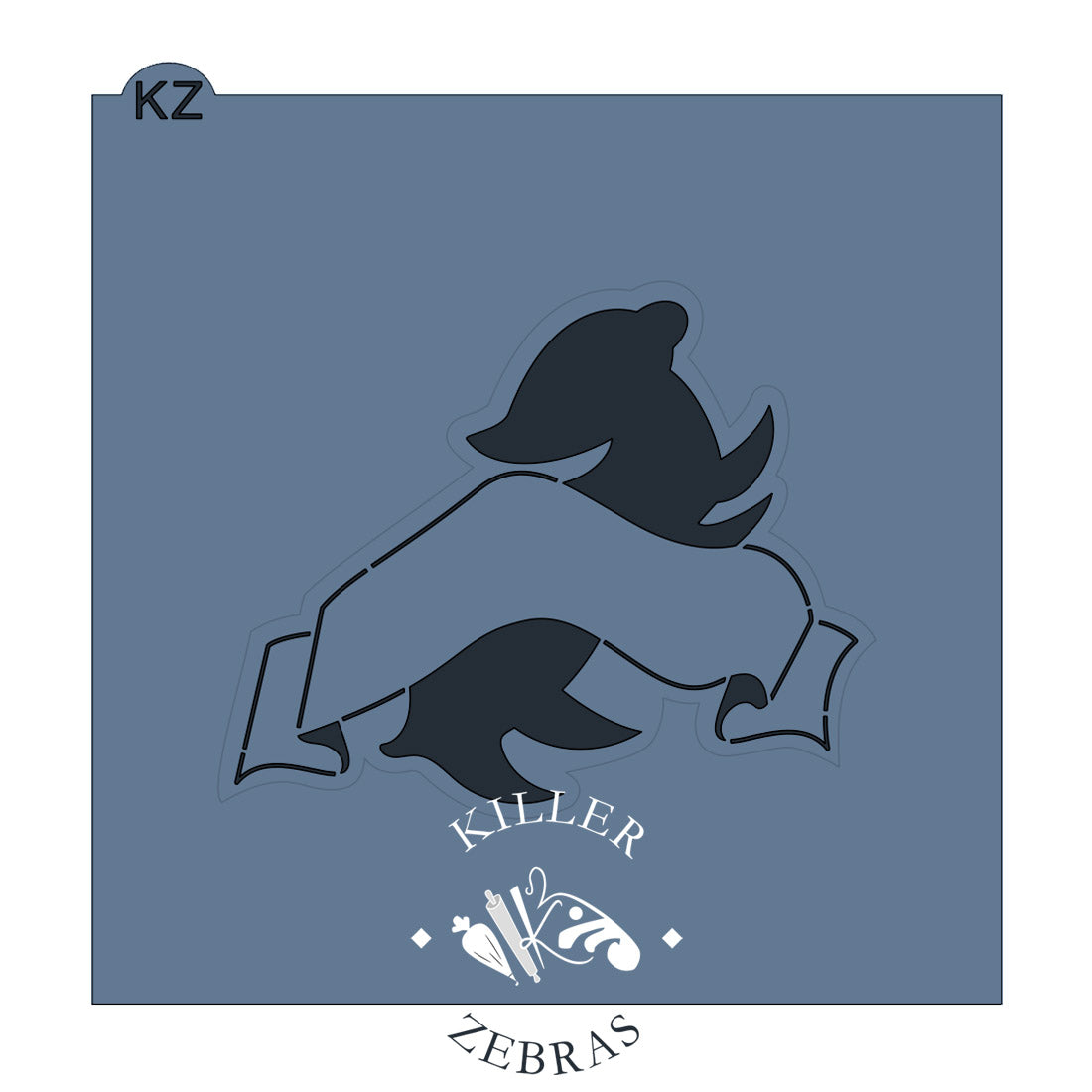 Cookie Cutters Badger with Banner Cutter/Stencil