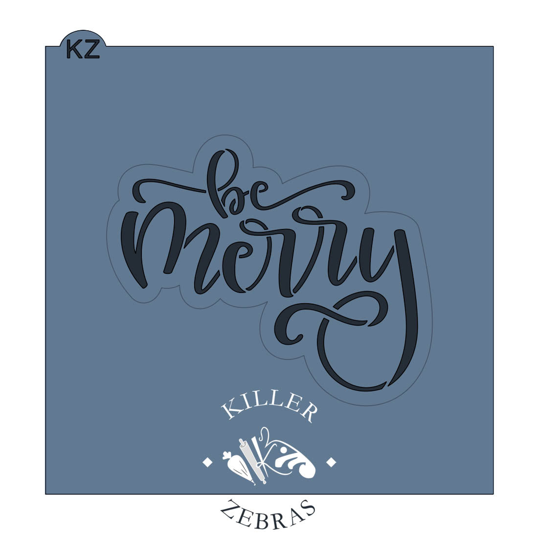 Be Merry Hand Lettered