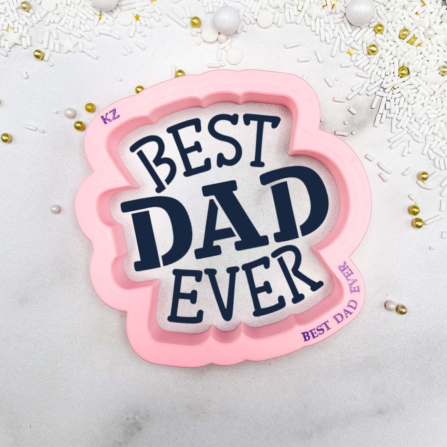 Cookie Cutters Best Dad Ever Cutter/Stencil