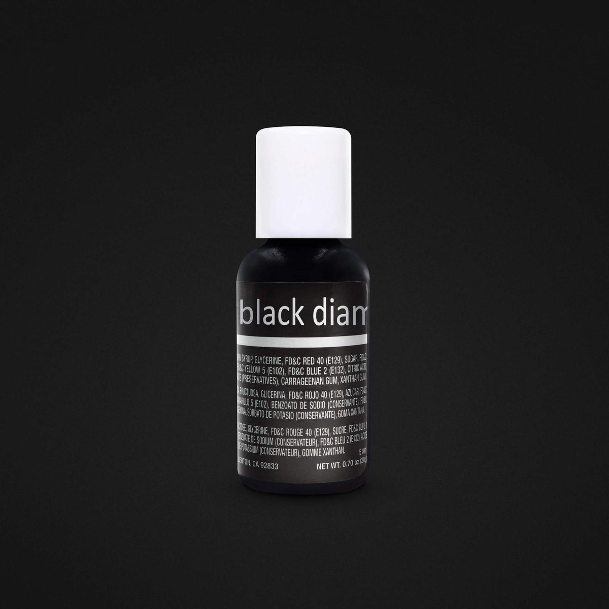 Liqua Gel BLACK DIAMOND Chefmaster Liqua Gel