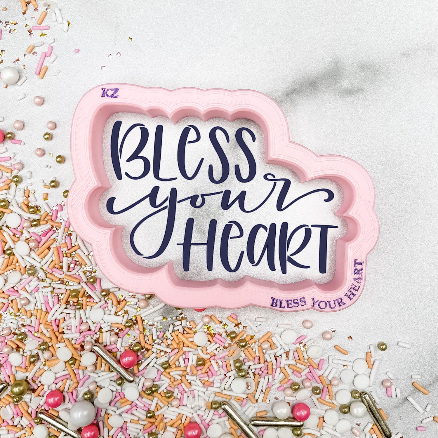 Bless Your Heart Hand Lettered