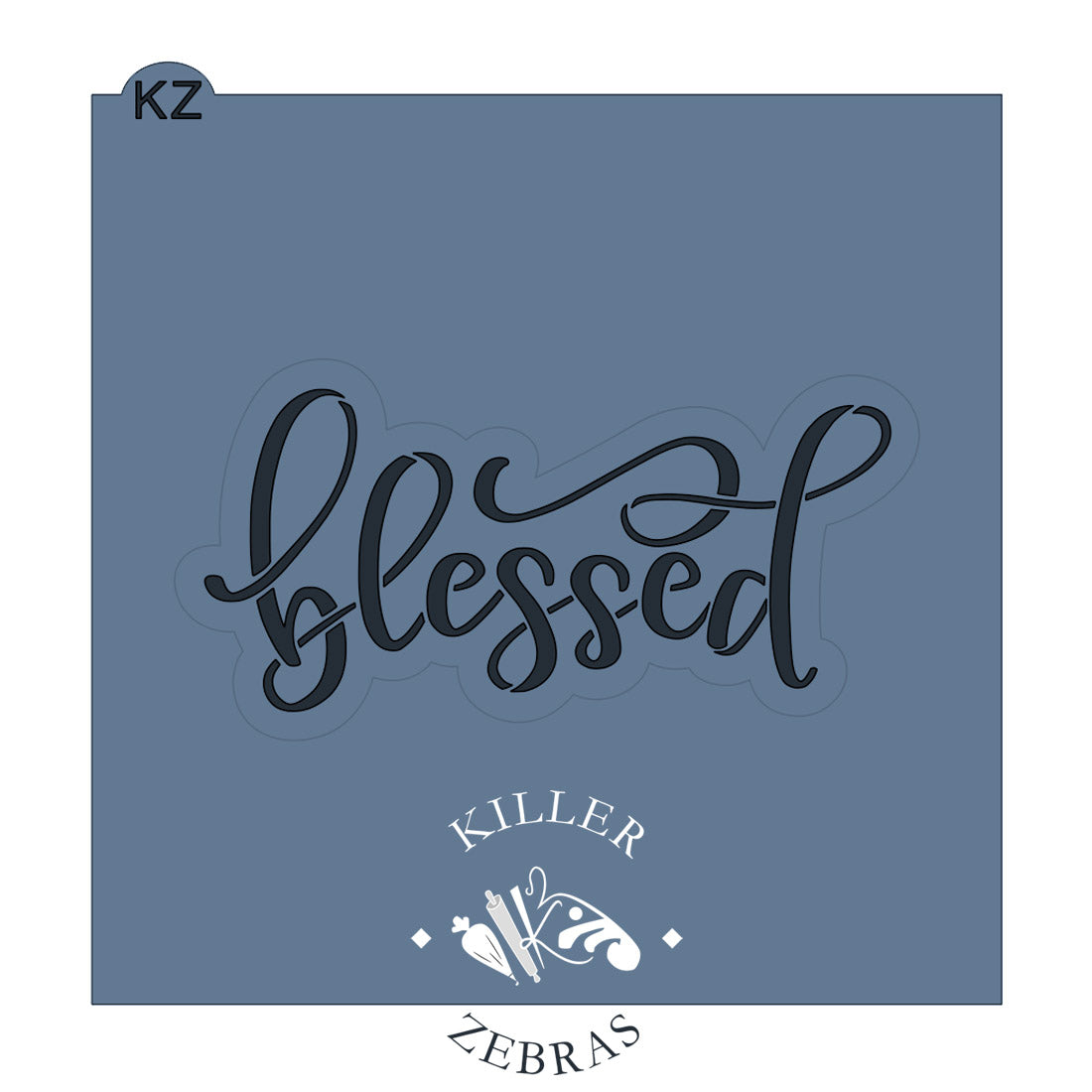 Cookie Cutters Blessed Hand Lettered