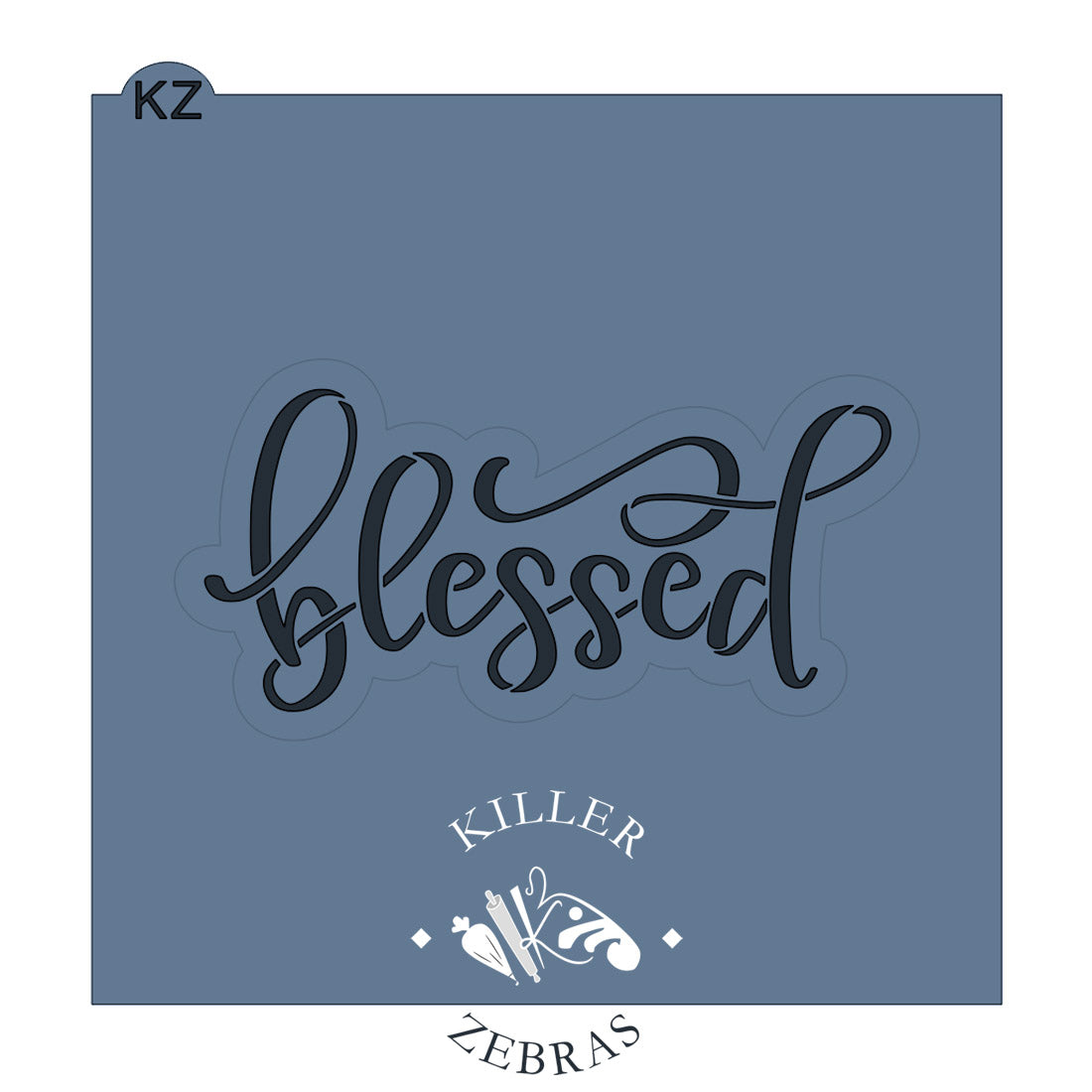 Blessed Hand Lettered