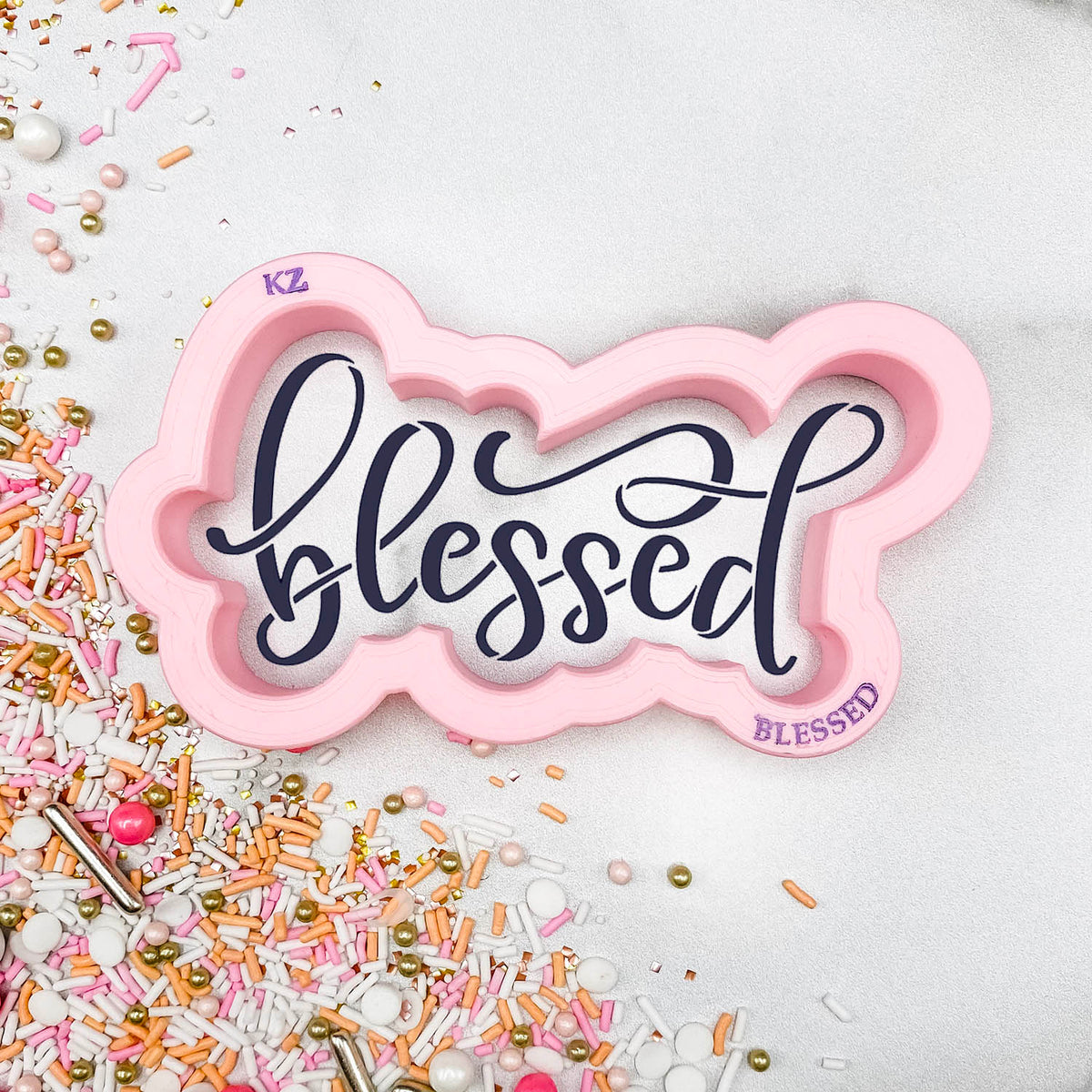 Cookie Cutters Blessed Hand Lettered