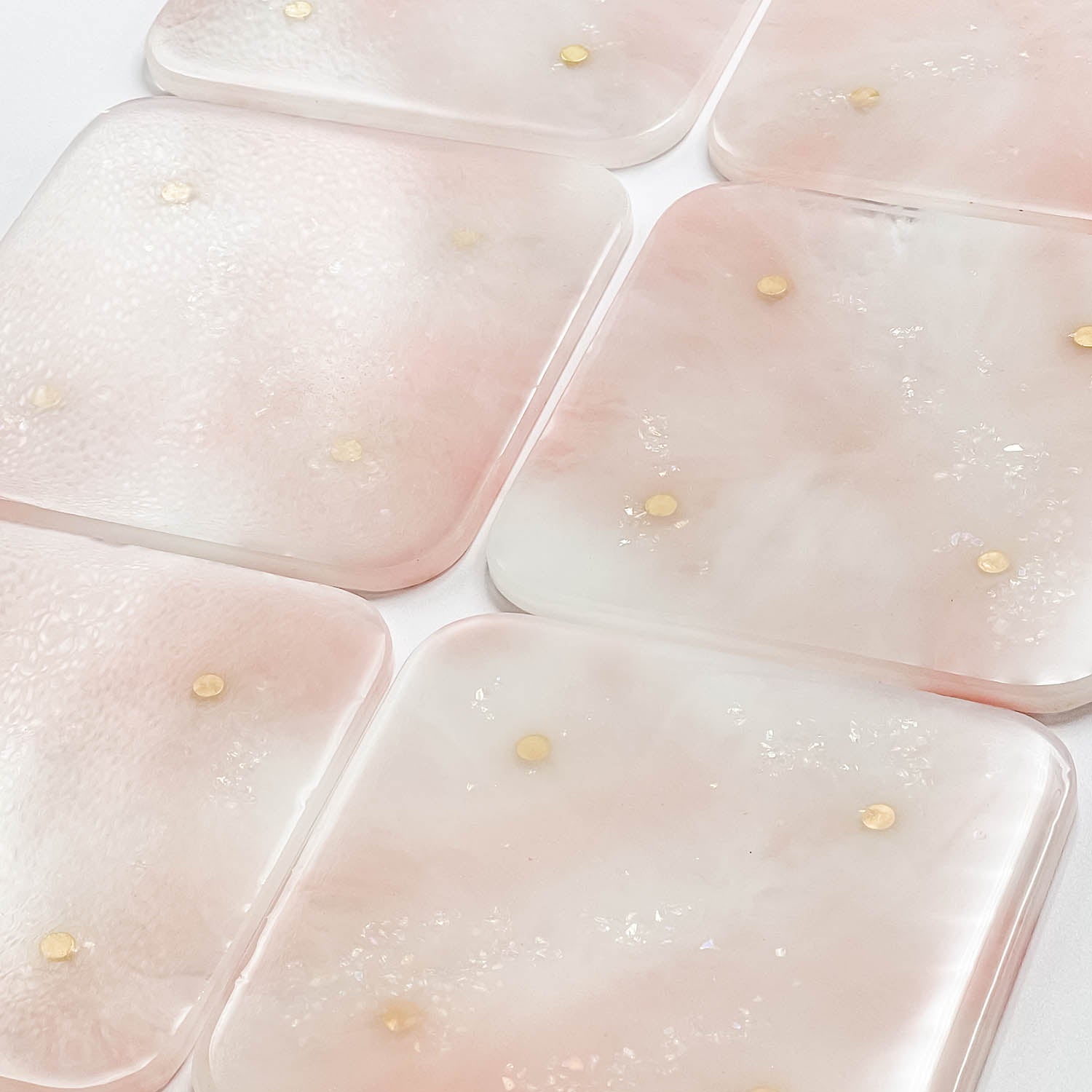 Turntable BLUSH MARBLE Magnetic Cookie Turntable