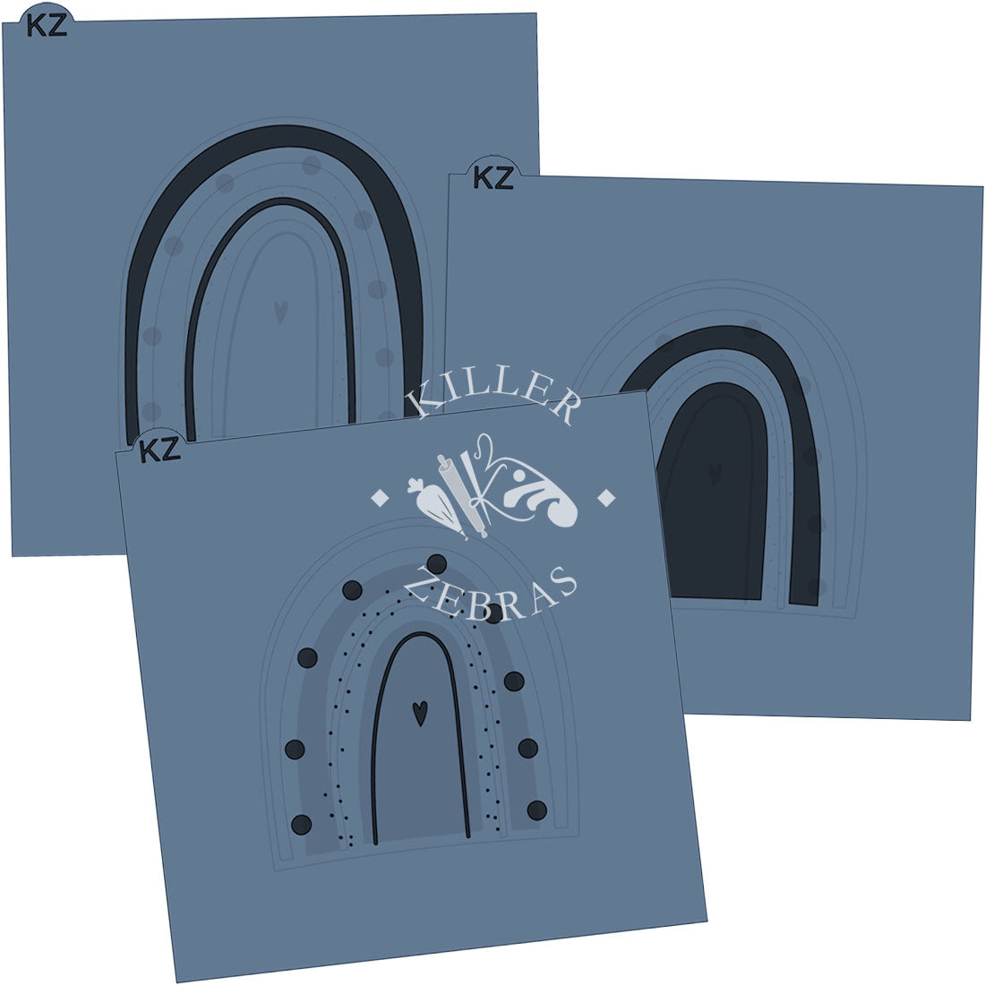 Cookie Cutters Boho Rainbow Cutter/Stencil