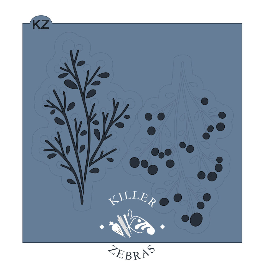 Cookie Cutters Botanical Branch (Style 2) Cutter/Stencil