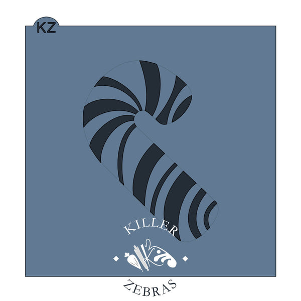 Candy Cane Cutter/Stencil Killer Zebras