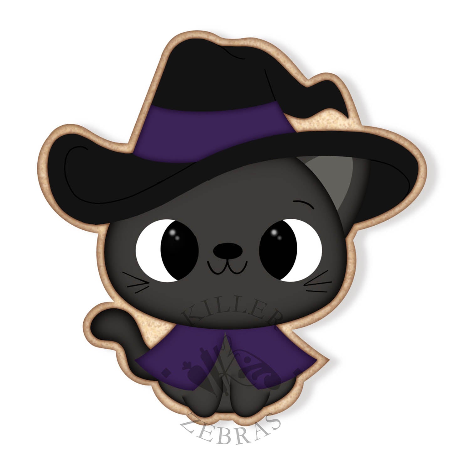 Cookie Cutters Cat Witch Cutter/Stencil