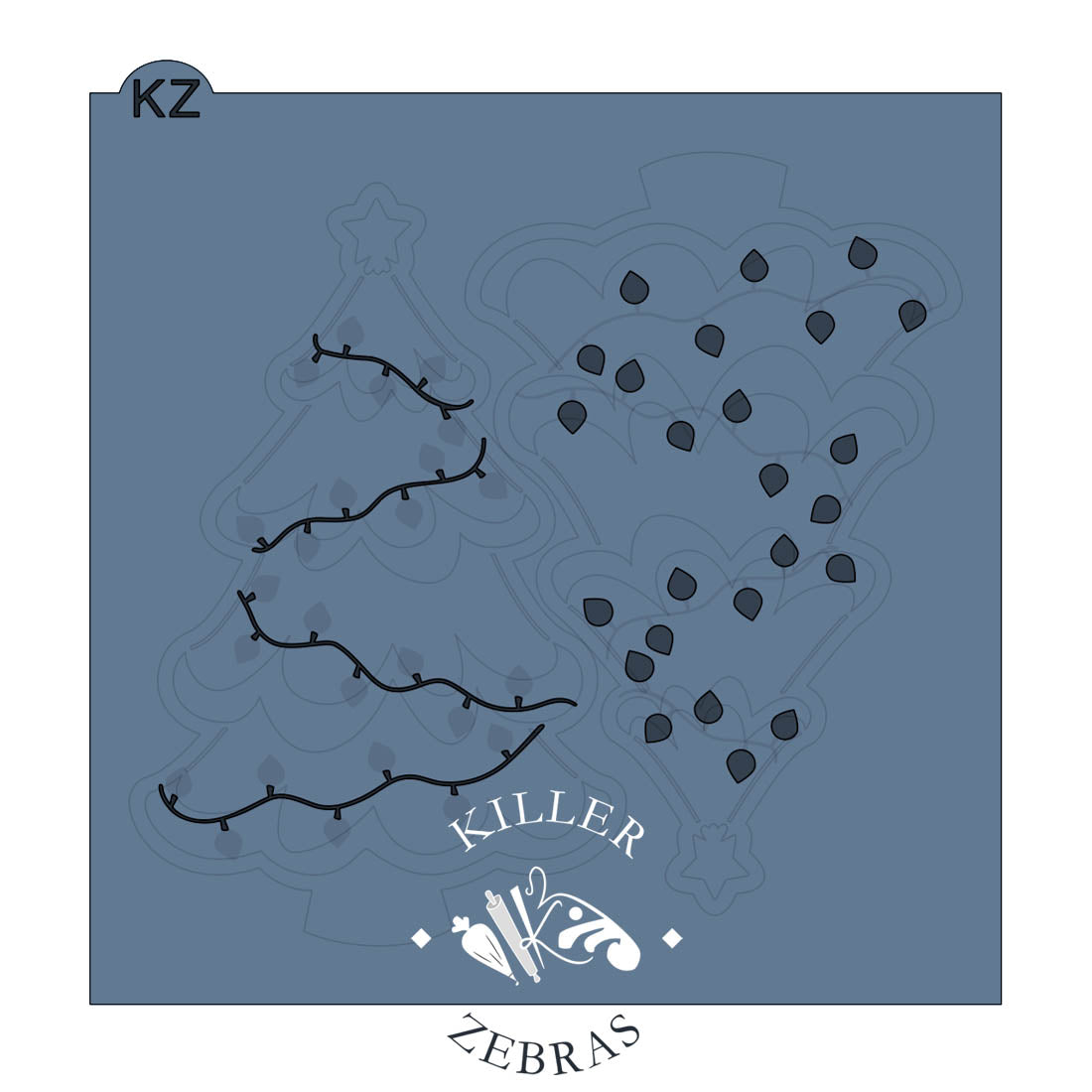 Cookie Cutters Christmas Tree Cutter/Stencil