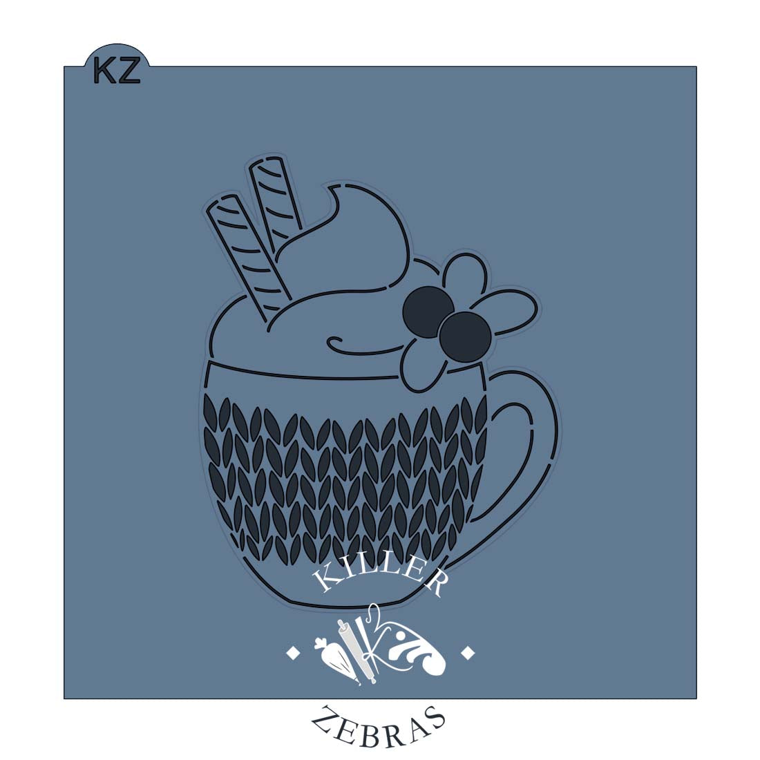 Cookie Cutters Christmas Cocoa Cutter/Stencil