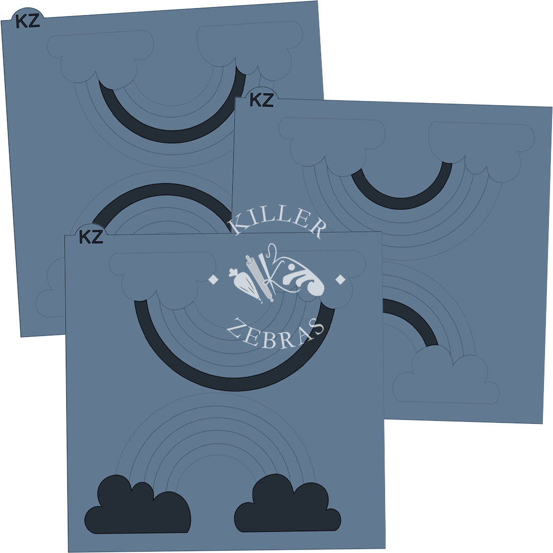 Cookie Cutters Rainbow in the Clouds Cutter/Stencil