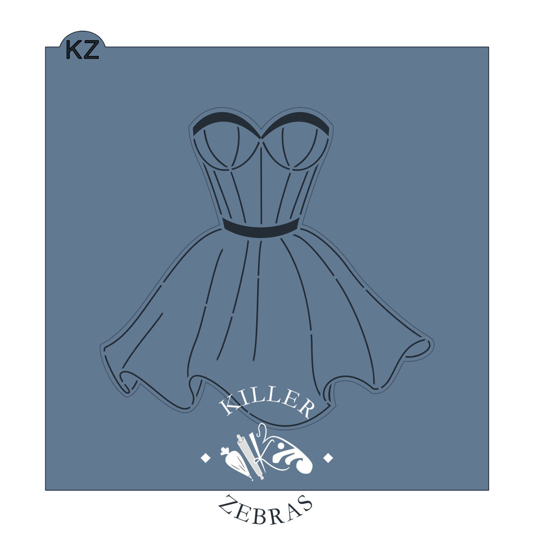 Cookie Cutters Cocktail Dress Cutter/Stencil