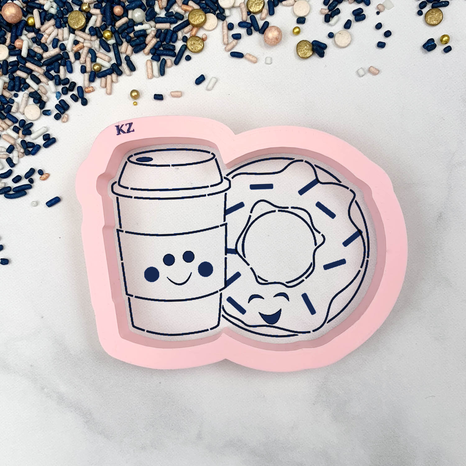 Cookie Cutters Coffee & Donuts Cutter/Stencil