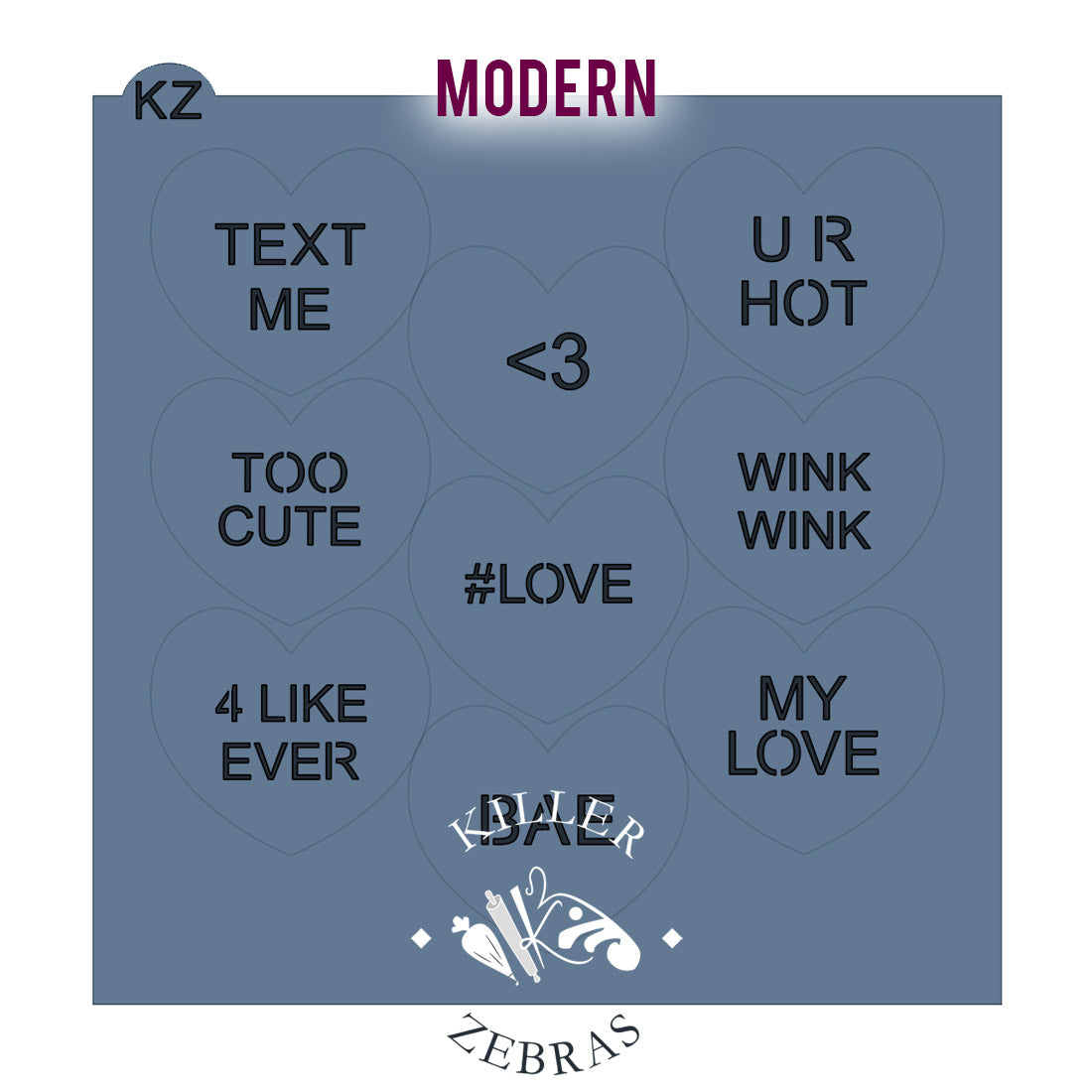 Cookie Cutters Conversation Heart Mini