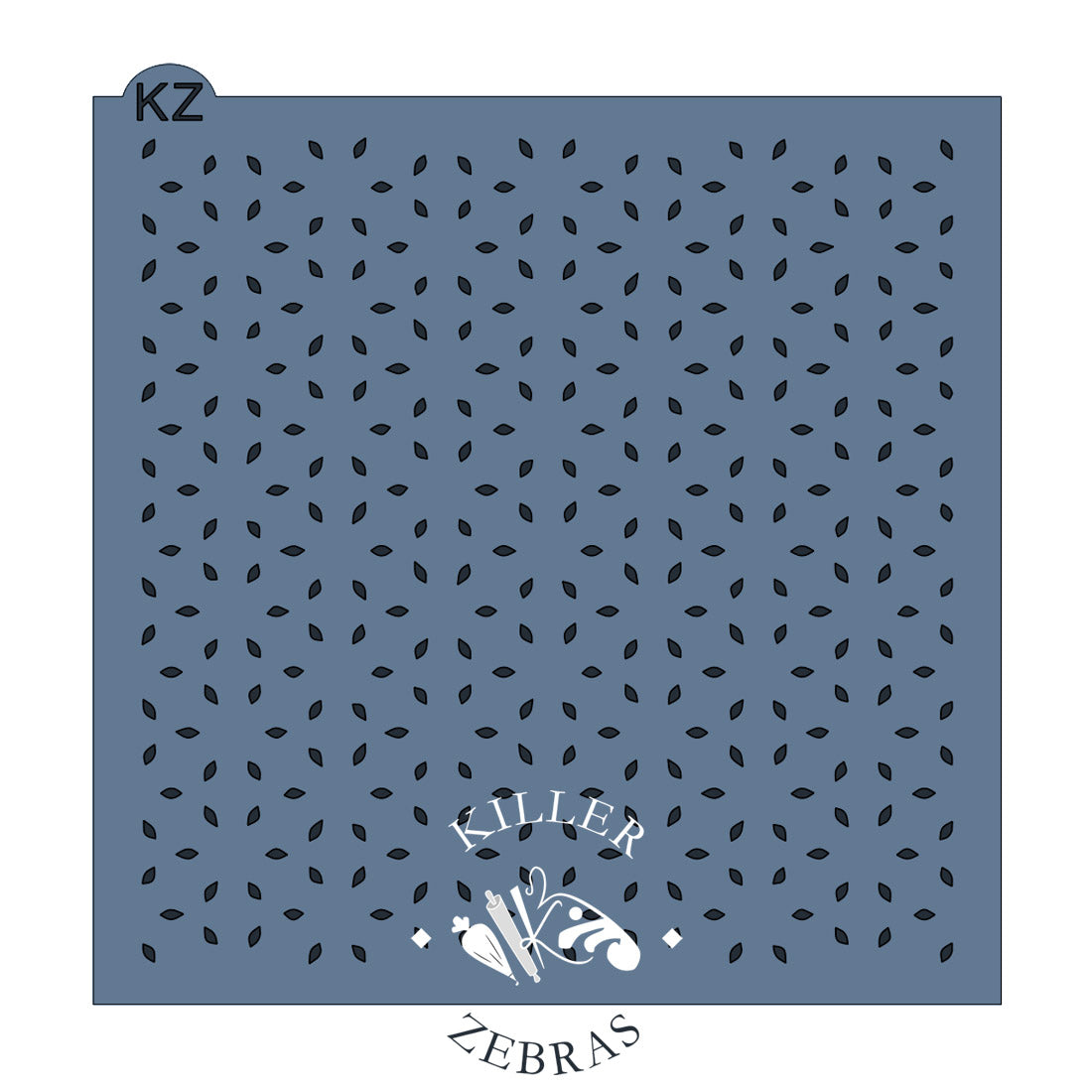 5.5 x 5.5 Stencil Diamond Burst Stencil
