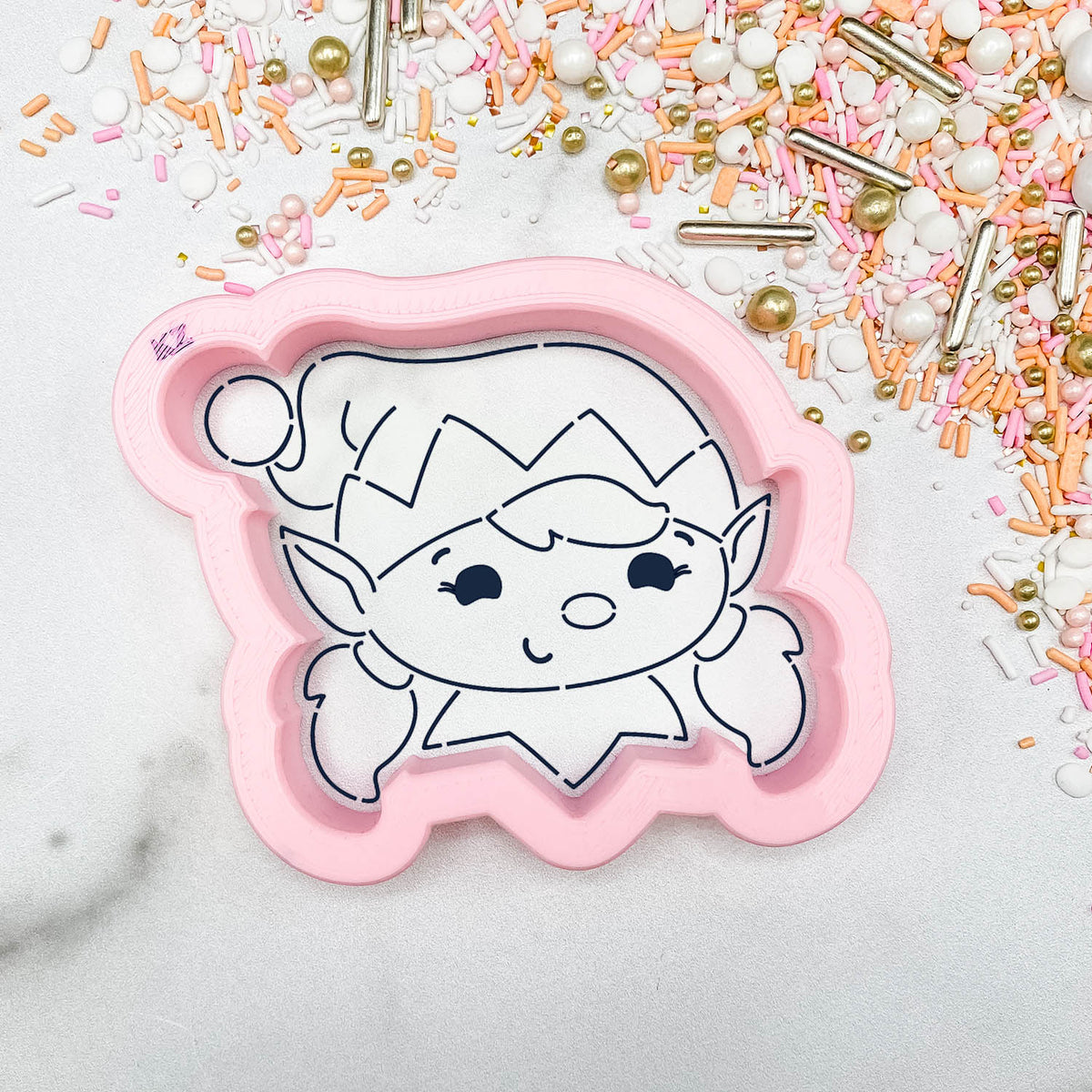 Cookie Cutters Girl Elf Cutter/Stencil
