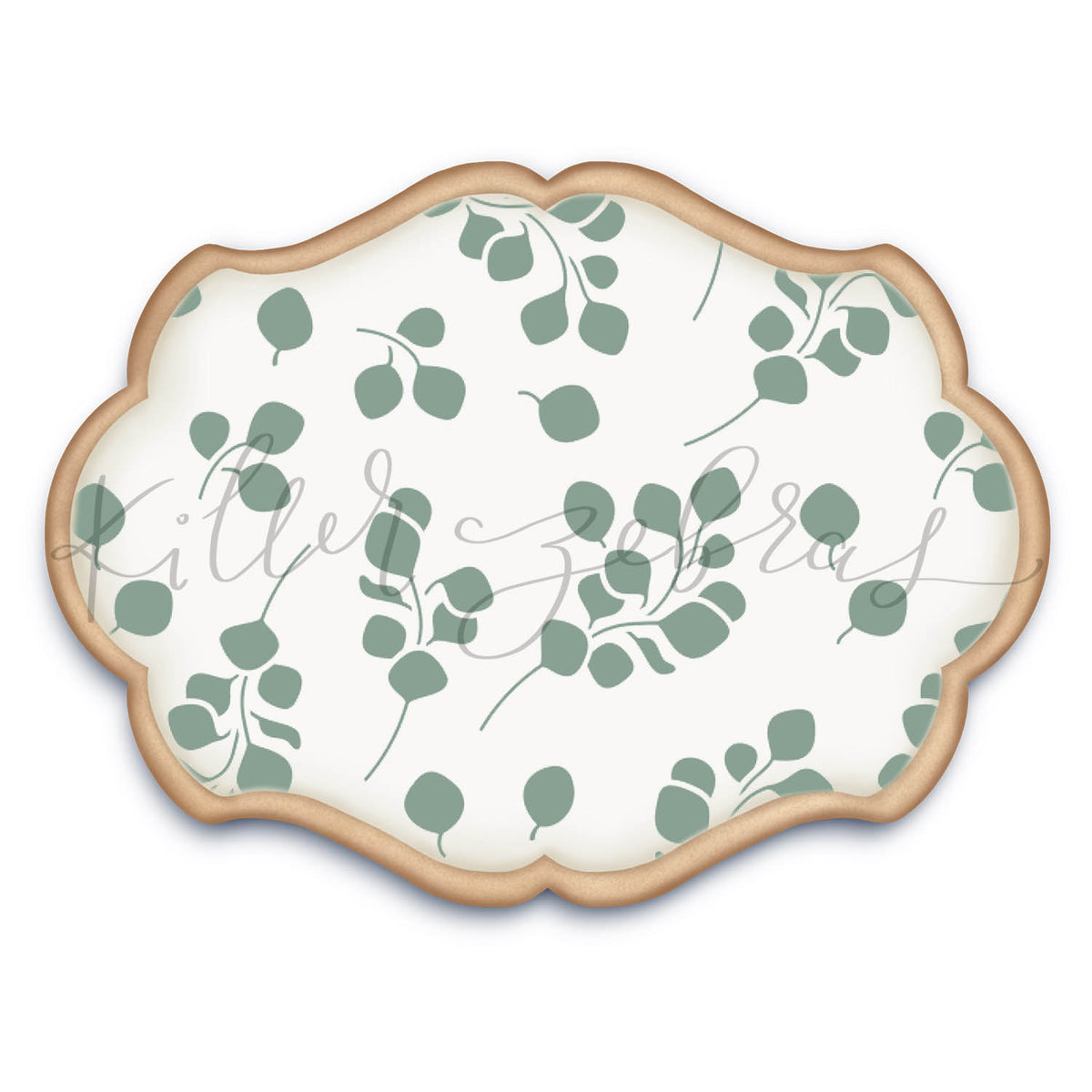 5.5 x 5.5 Stencil Eucalyptus Stencil