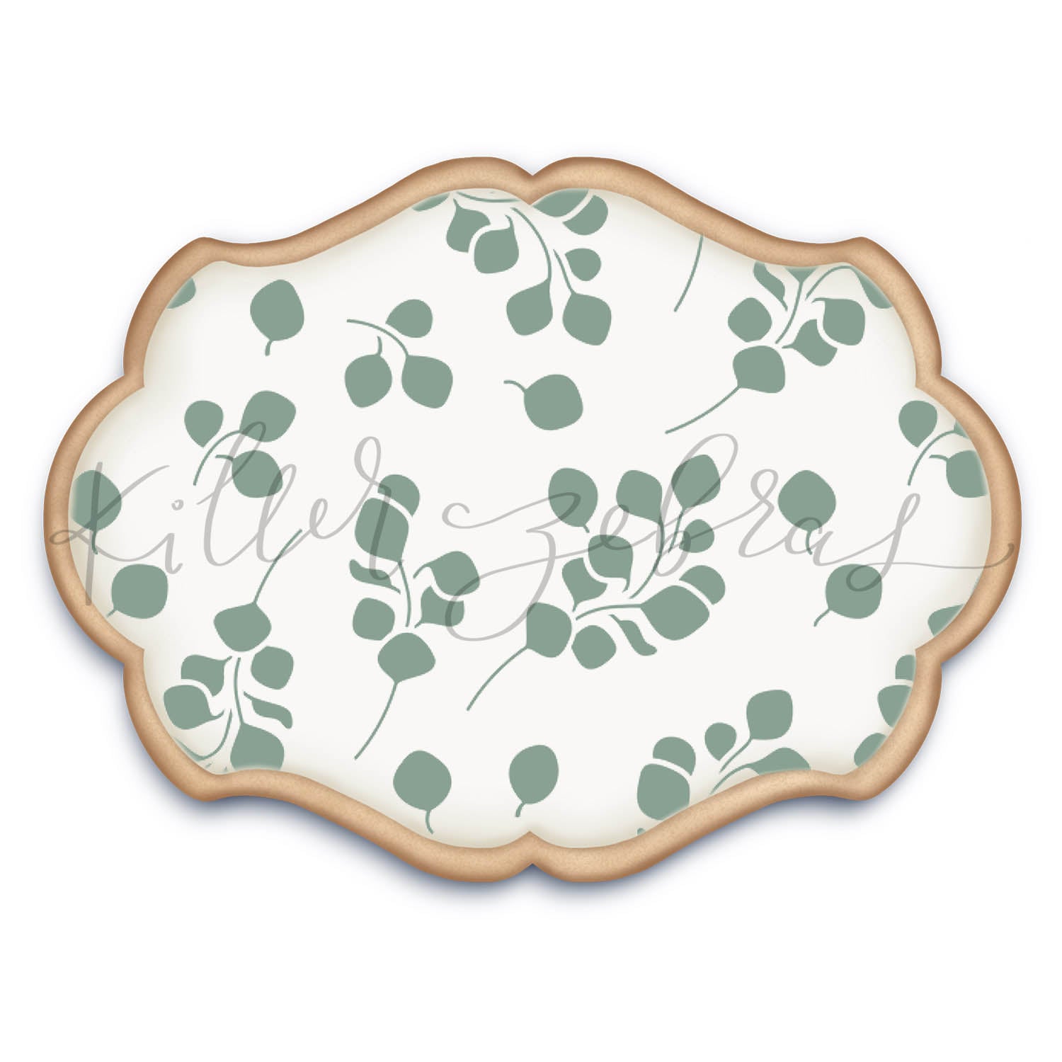 5.5 x 5.5 Stencil Eucalyptus Stencil