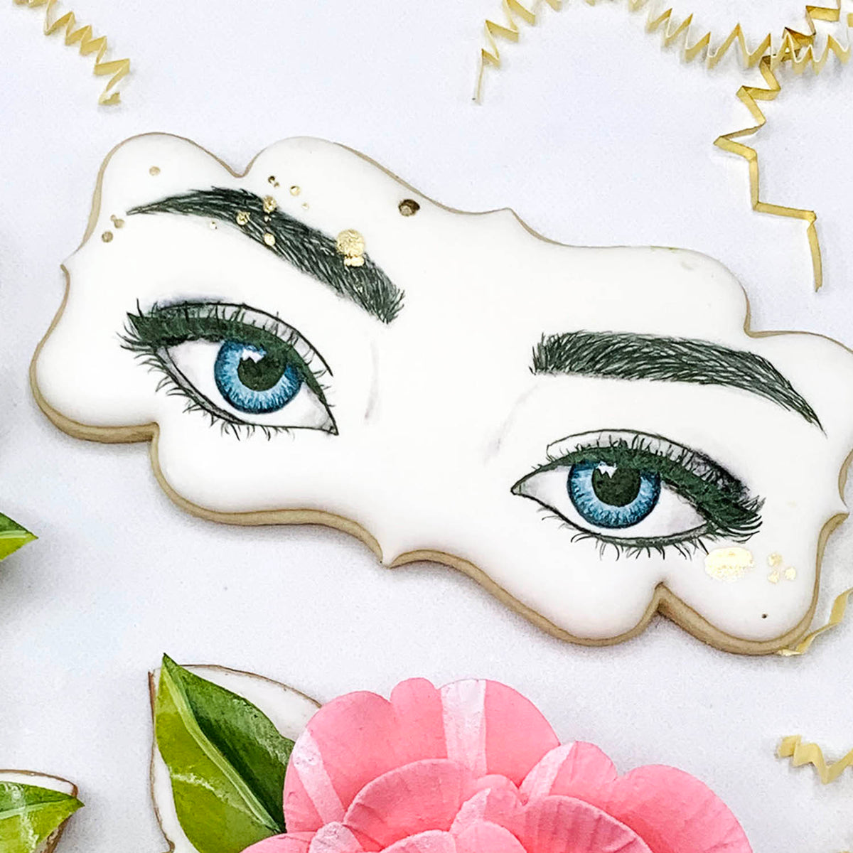 5.5 x 5.5 Stencil Guide to Hand Painted Eyes