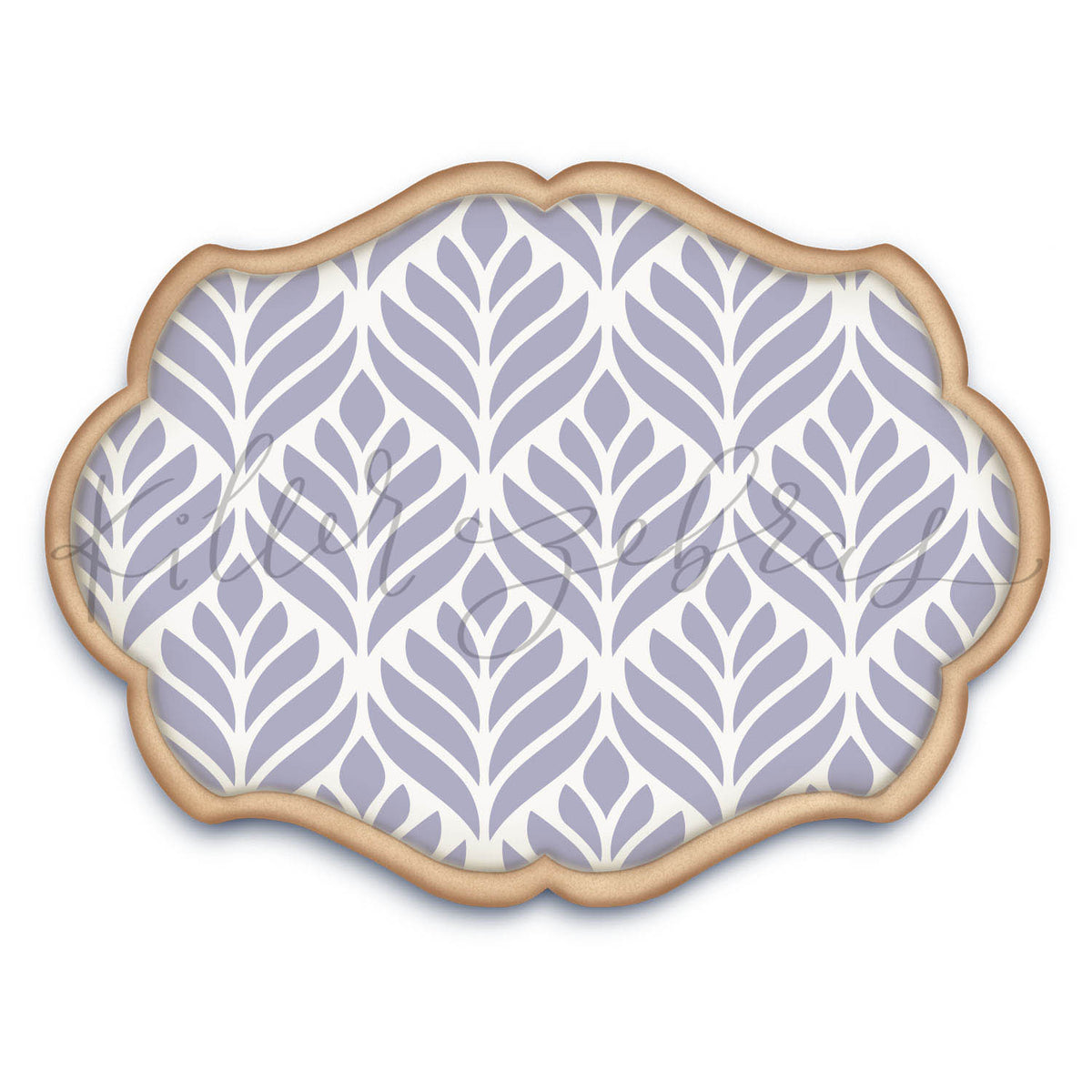 5.5 x 5.5 Stencil Fern Leaves Stencil