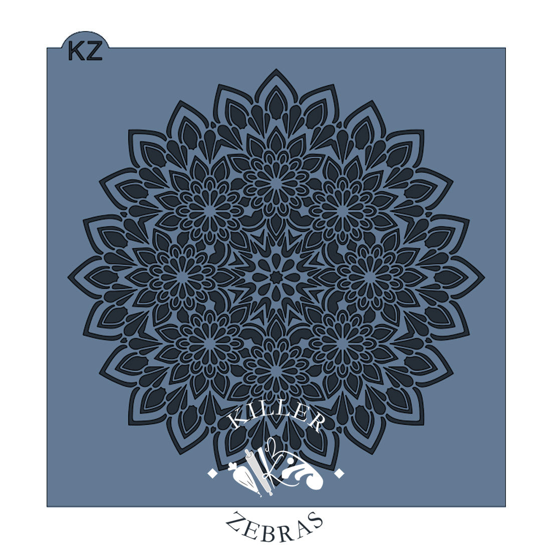 Floral Mandala Stencil