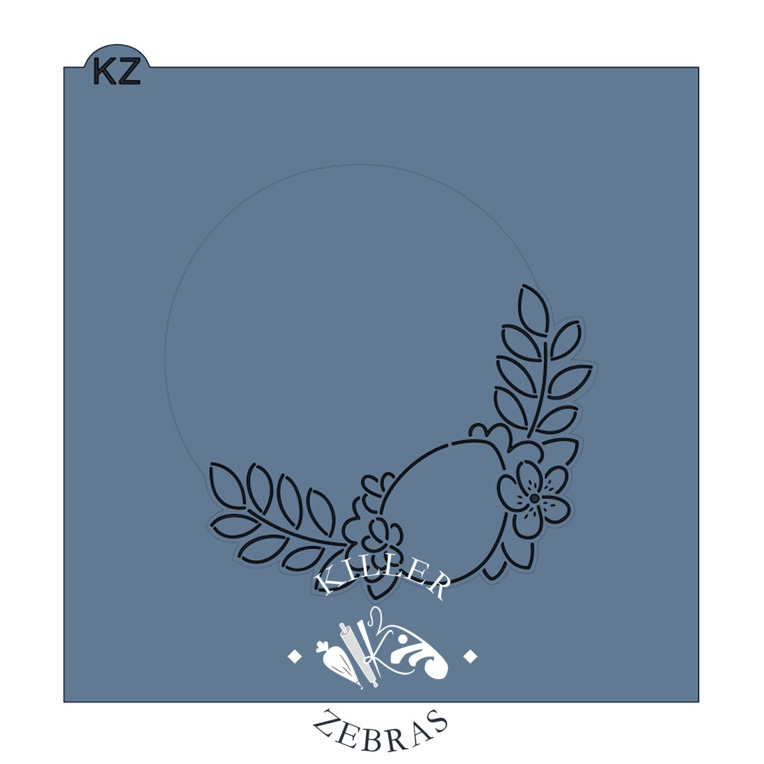 Cookie Cutters Floral Easter Plaque Cutter/Stencil