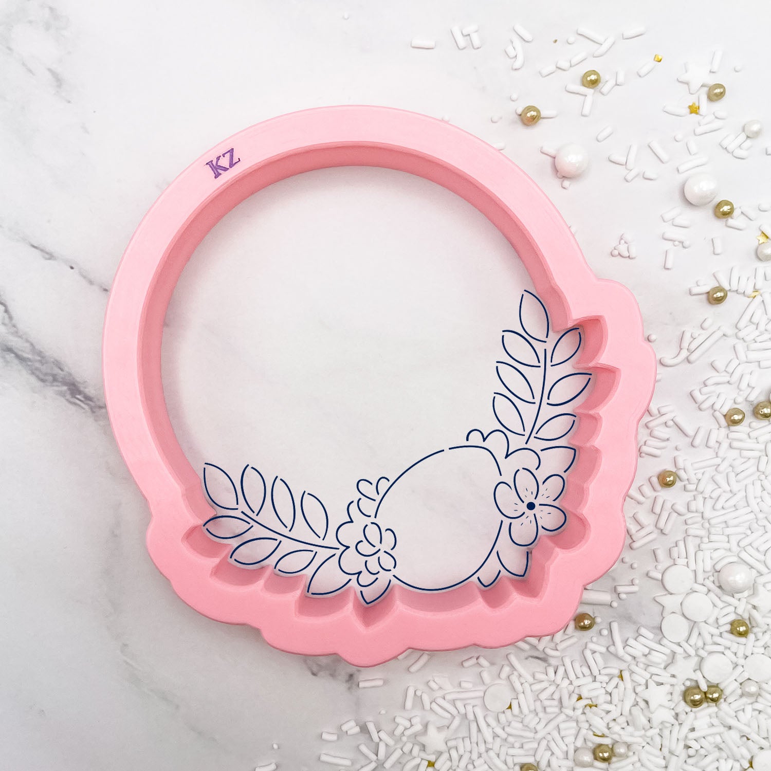 Cookie Cutters Floral Easter Plaque Cutter/Stencil