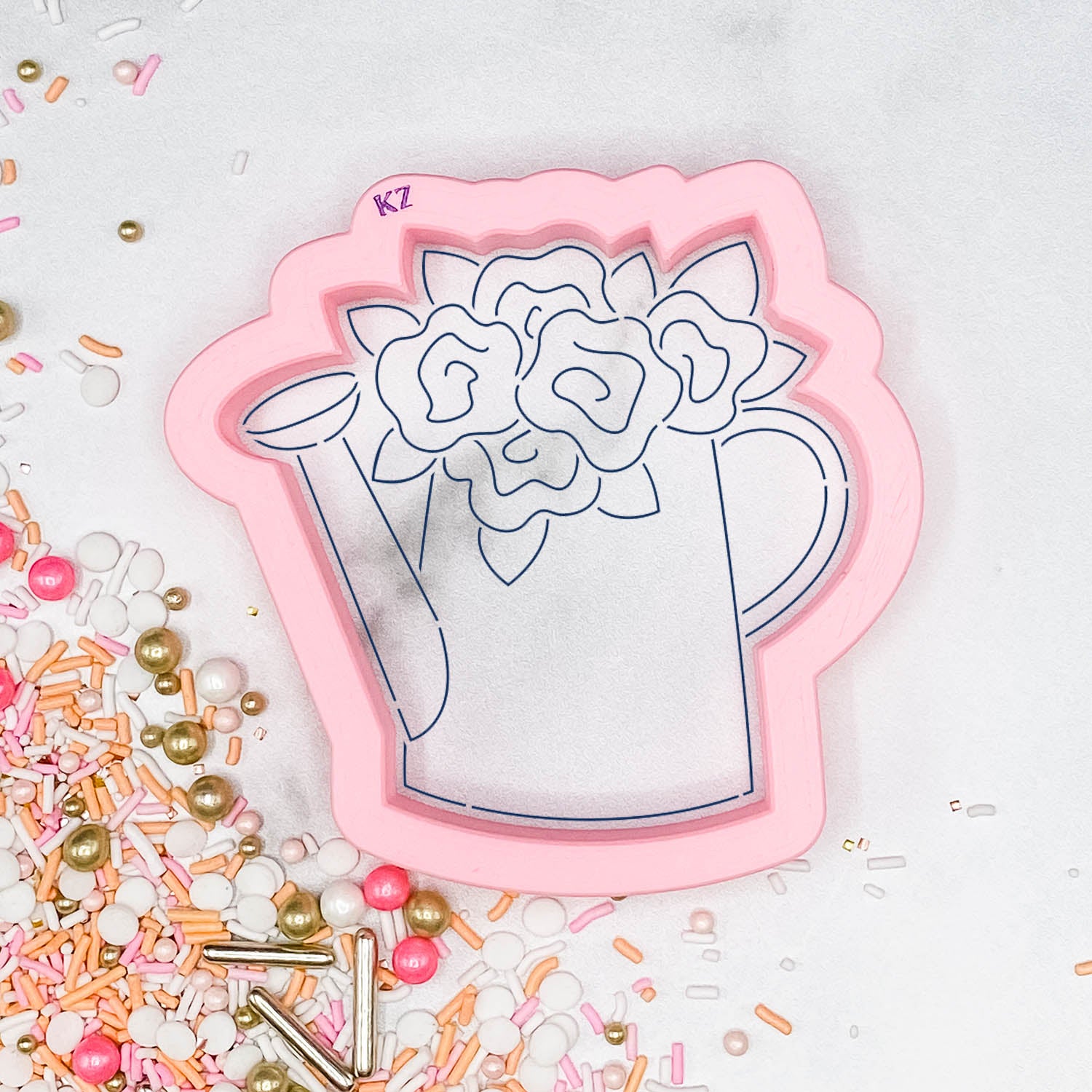 Cookie Cutters Floral Watering Can Cutter/Stencil