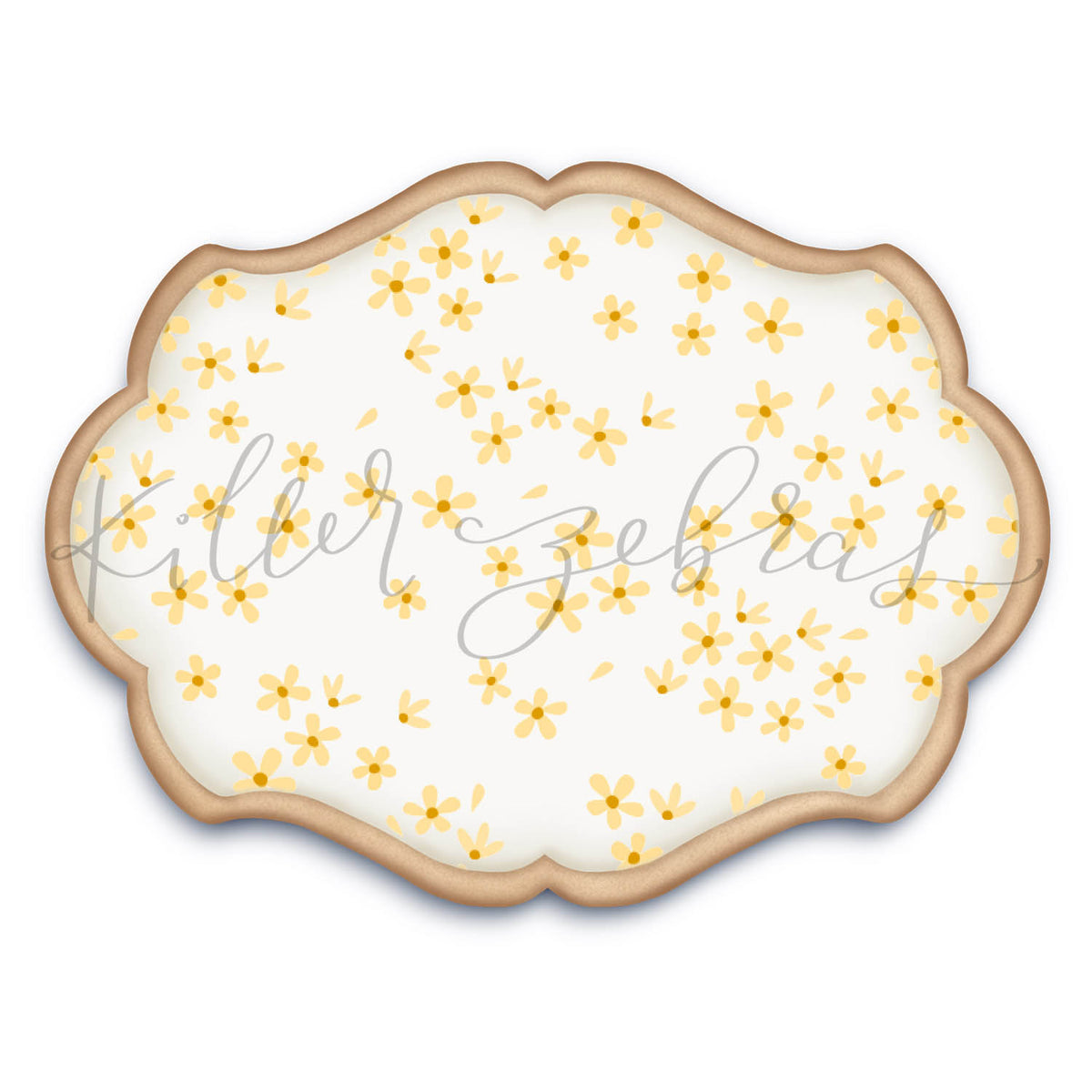 5.5 x 5.5 Stencil Flowerettes 2 Part Stencil